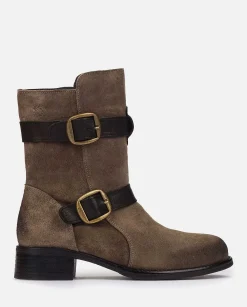 Femmes Yokono Bottines*Botte Plate Mons-003