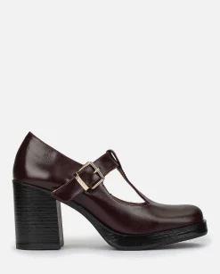Femmes Yokono Chaussures*Chaussure A Talon Kolin-002 Bordeaux