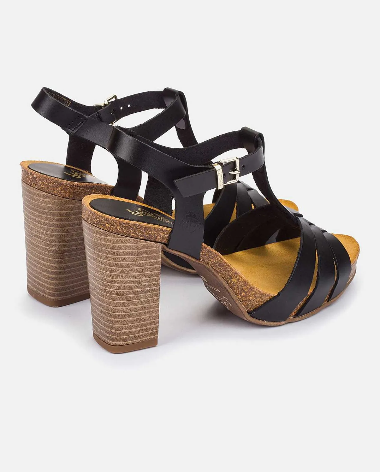 Femmes Yokono Sandales À Talon*Sandale A Talon Caracas-101 Noir