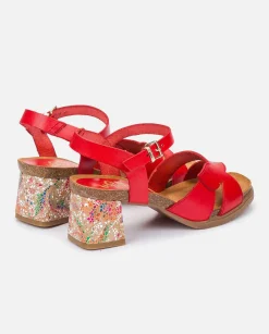 Femmes Yokono Sandales À Talon*Sandale A Talon Haut Zahara-013 Rouge