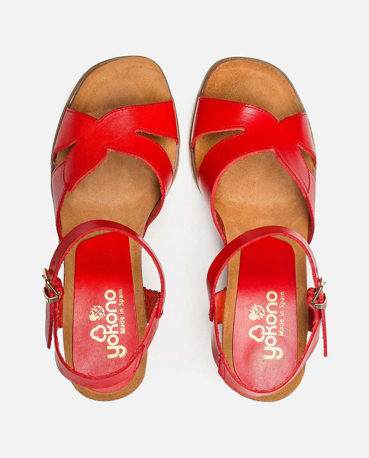 Femmes Yokono Sandales À Talon*Sandale A Talon Haut Zahara-013 Rouge