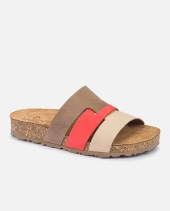 Femmes Yokono Sandales Plates*Sandale Plate Jerba-116 Rouge