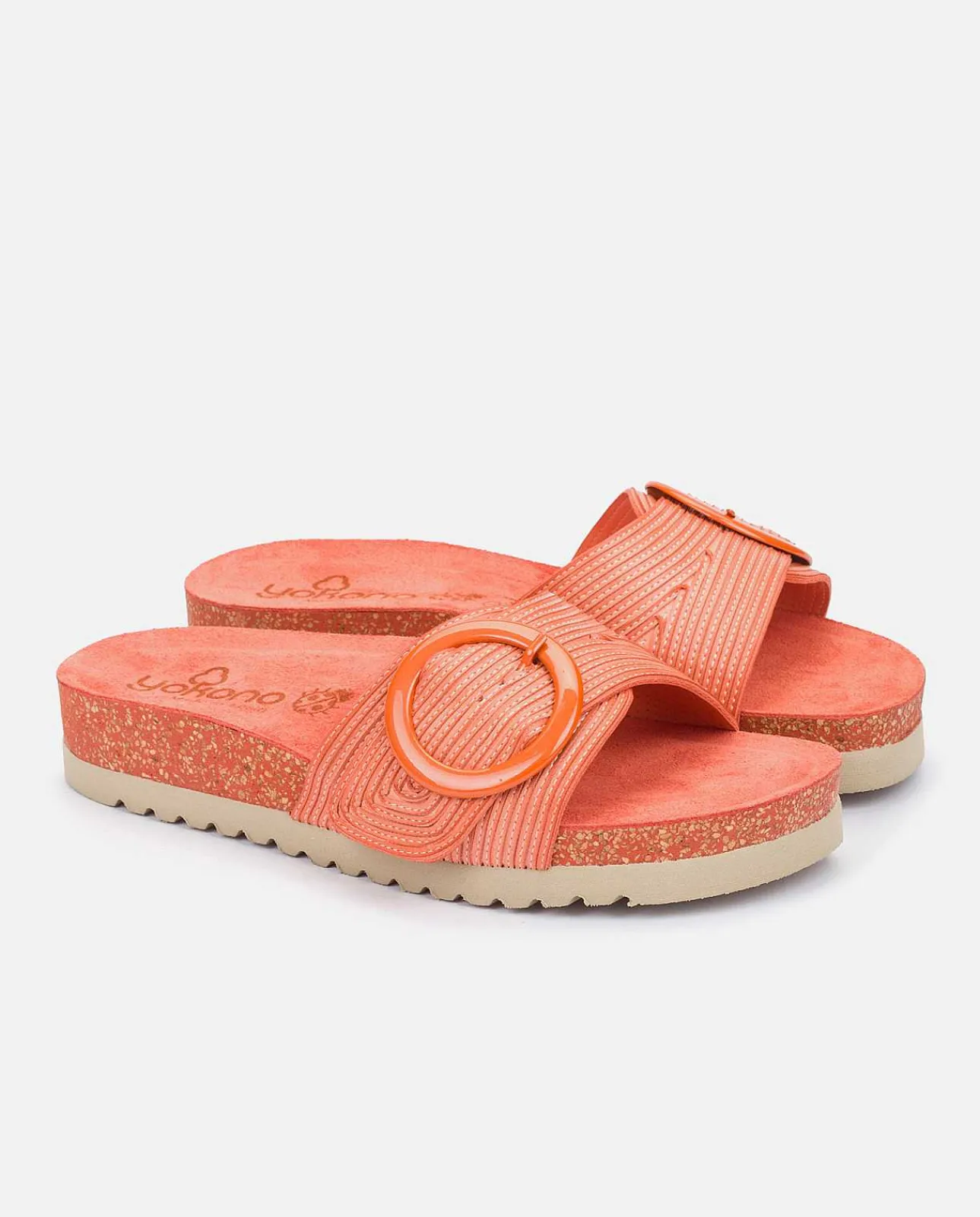 Femmes Yokono Sandales Plates*Sandale Plate Noja-002 Orange